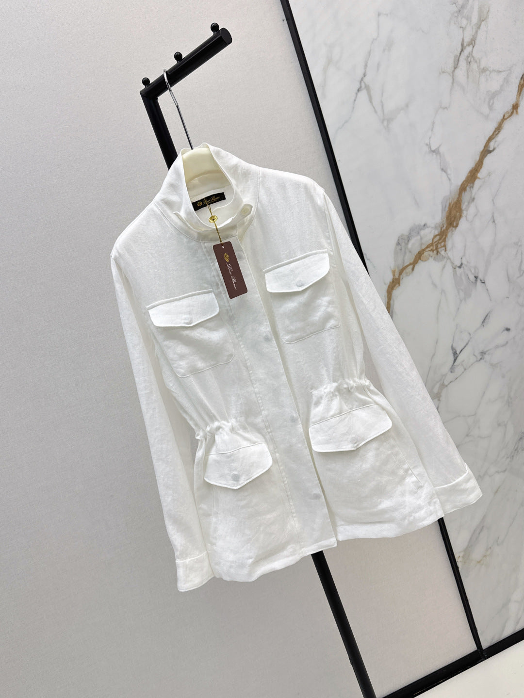 Loro 25fw linen jacket