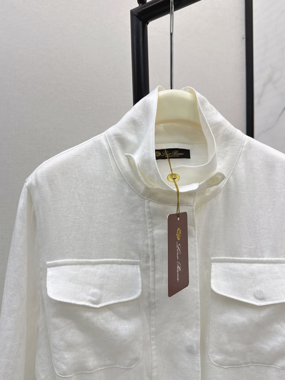 Loro 25fw linen jacket