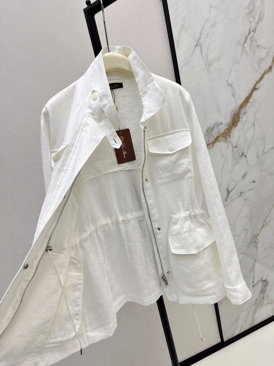 Loro 25fw linen jacket