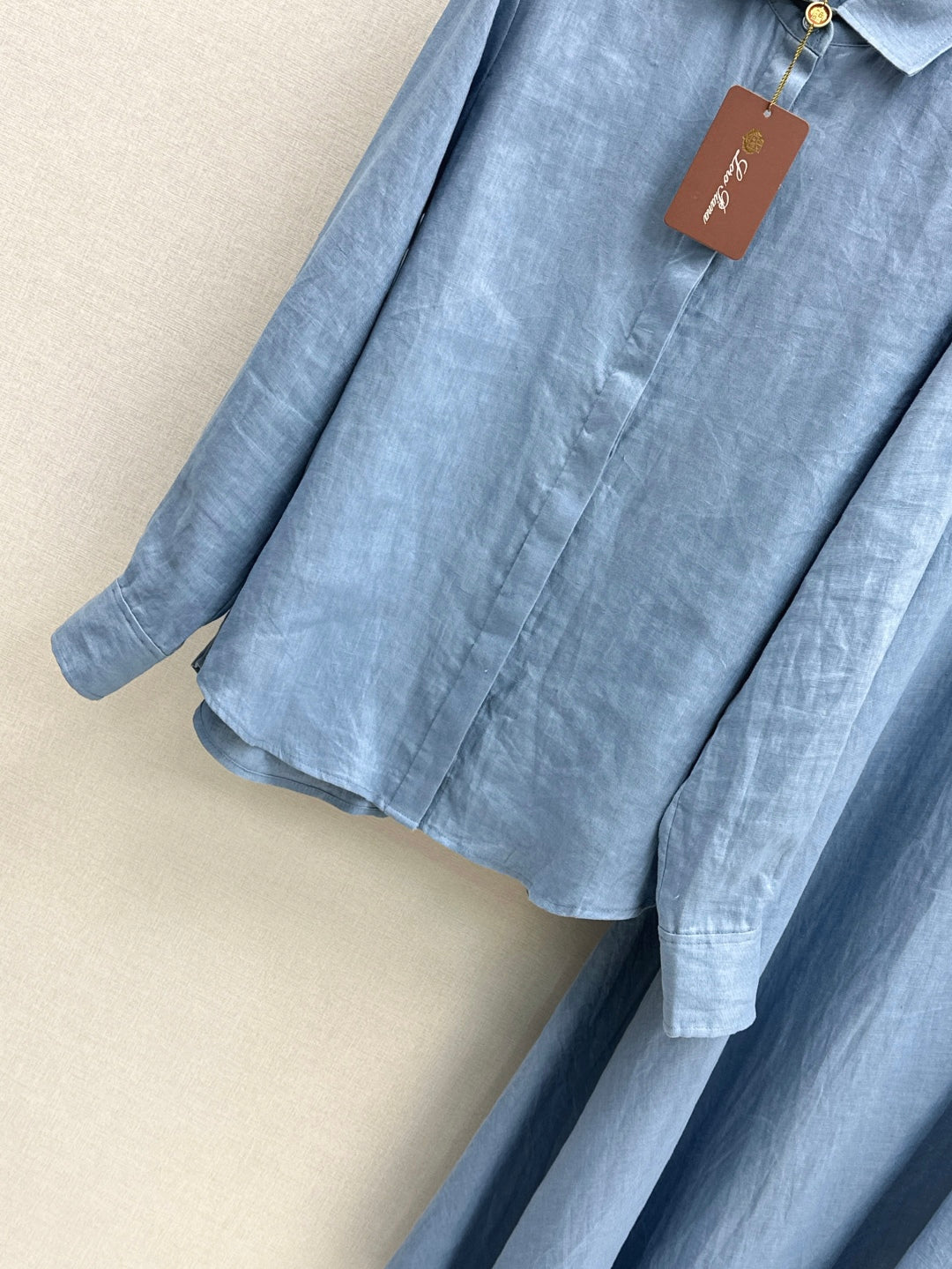 Loro 25fw linen suit