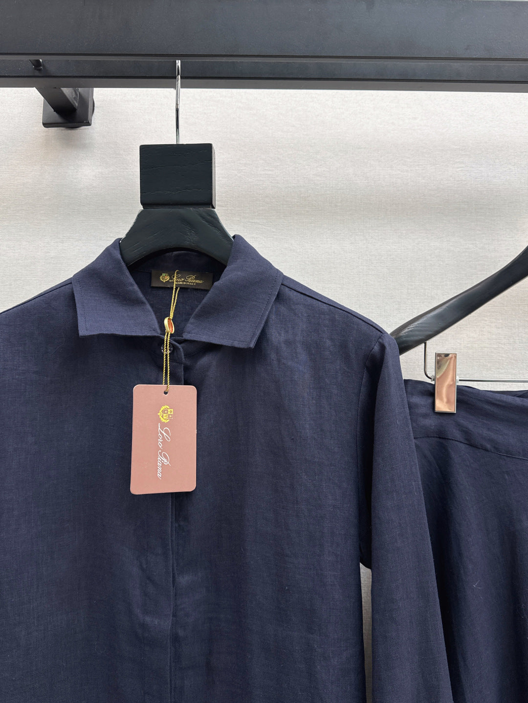Loro 25fw linen suit