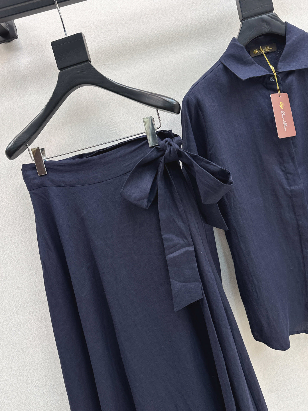 Loro 25fw linen suit