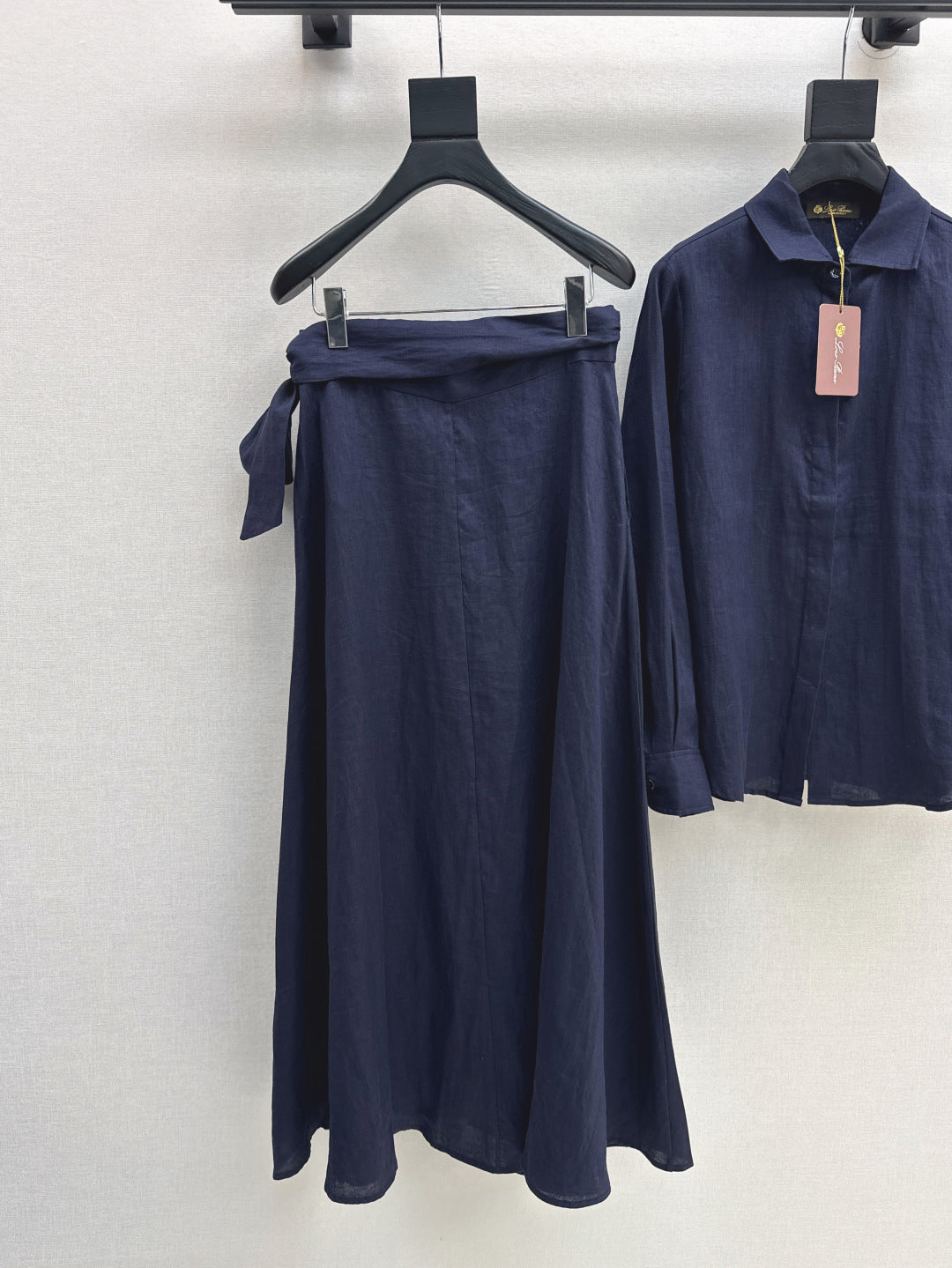 Loro 25fw linen suit