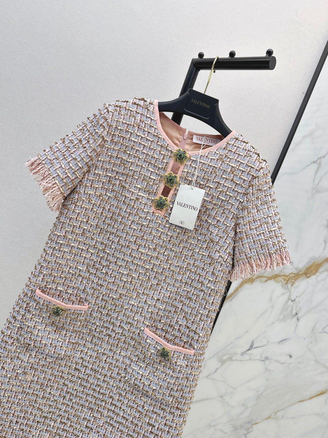 Valen 25fw beaded dress
