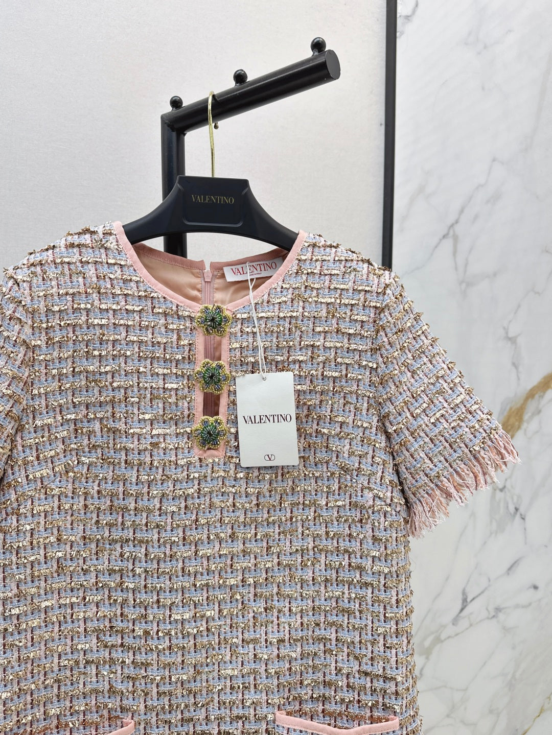 Valen 25fw beaded dress
