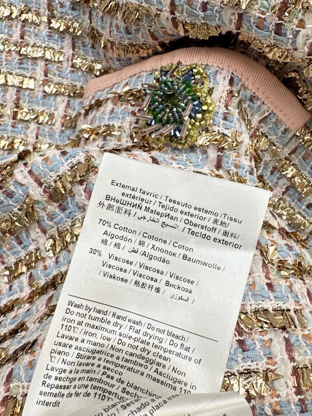 Valen 25fw beaded dress