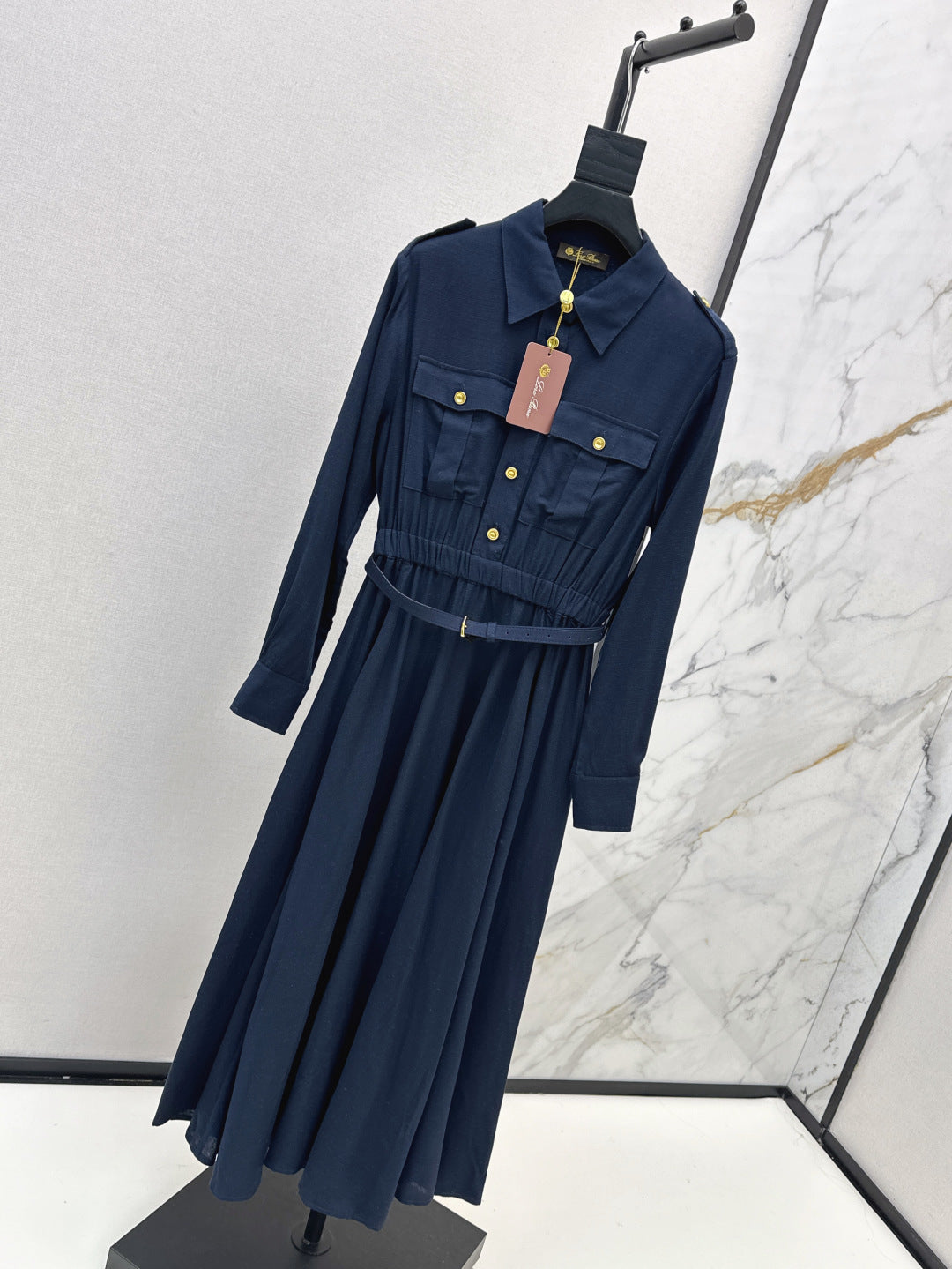 Loro 25fw shirt dress