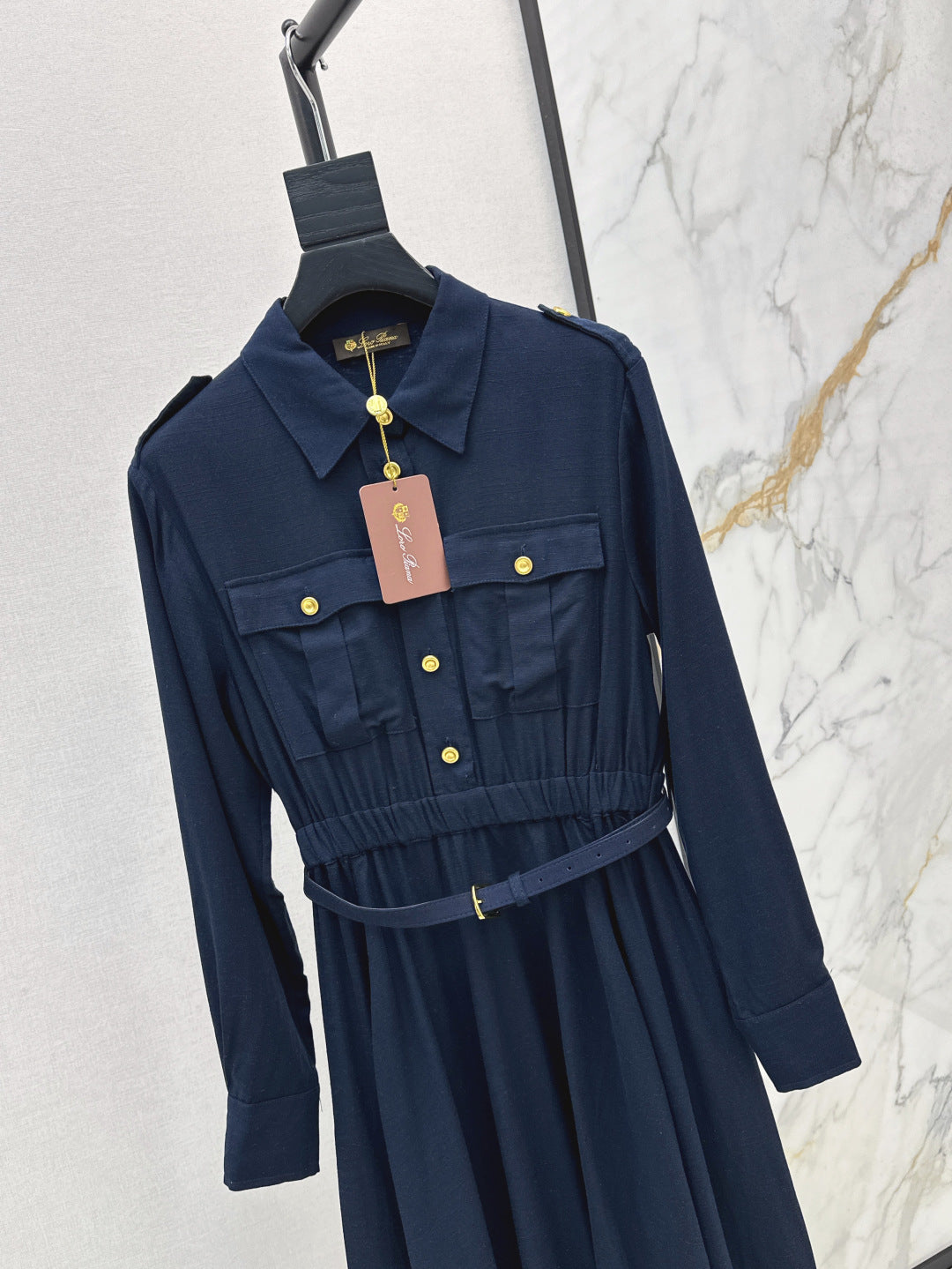 Loro 25fw shirt dress