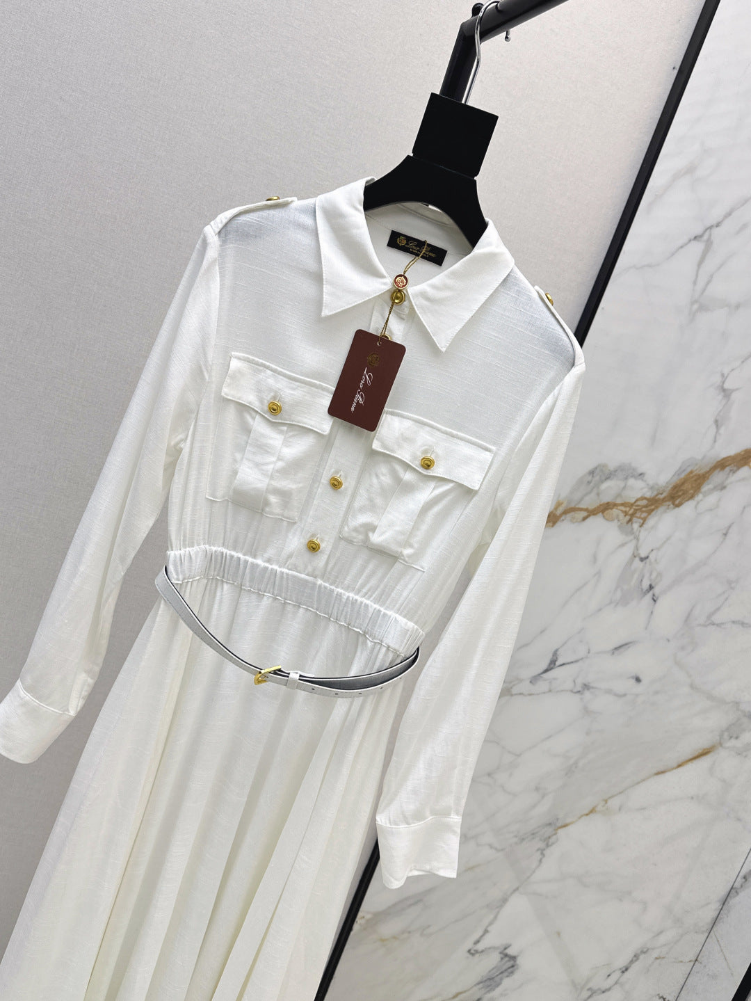 Loro 25fw shirt dress