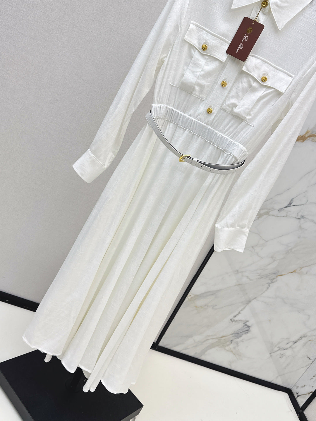 Loro 25fw shirt dress