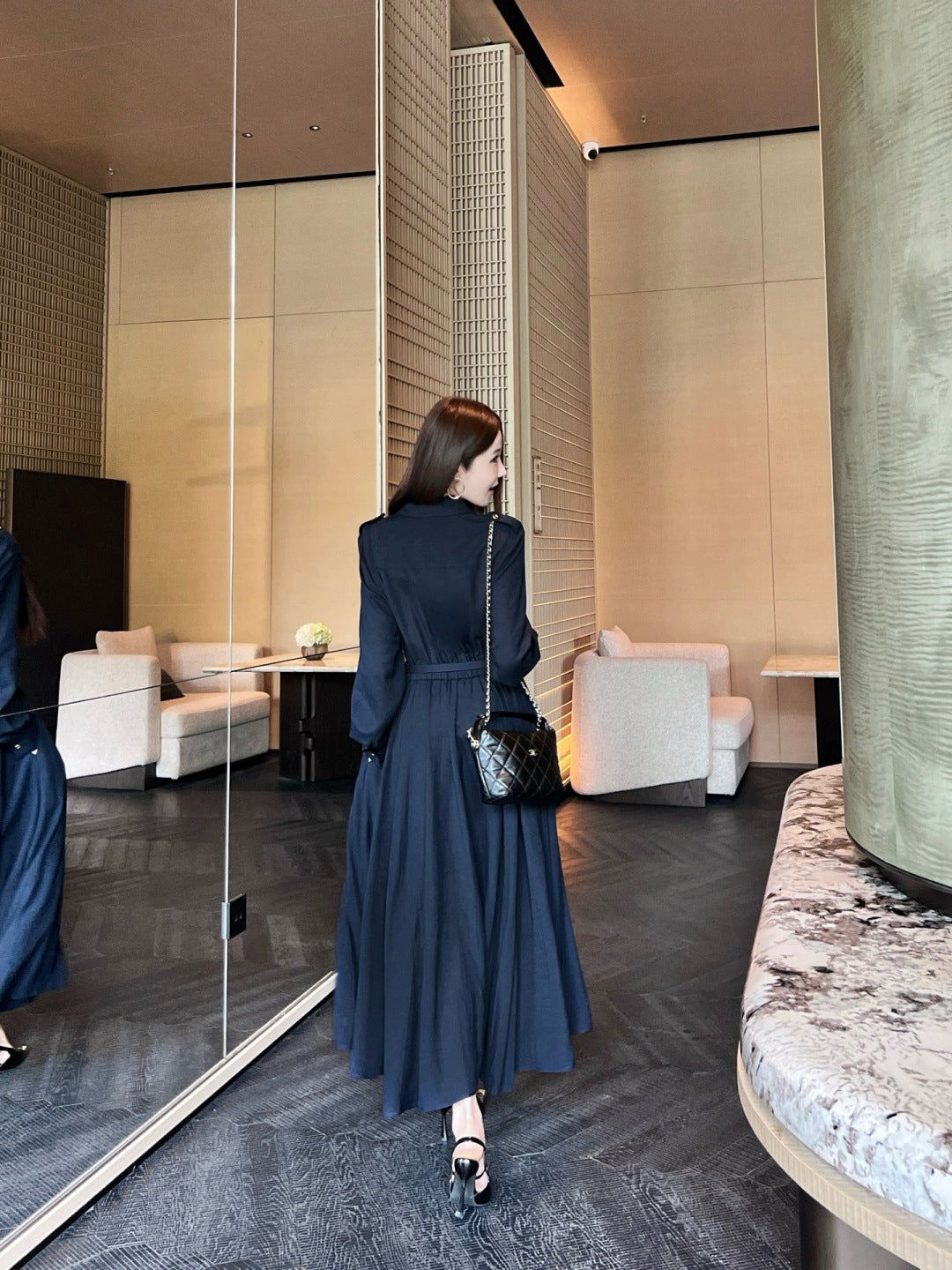 Loro 25fw shirt dress