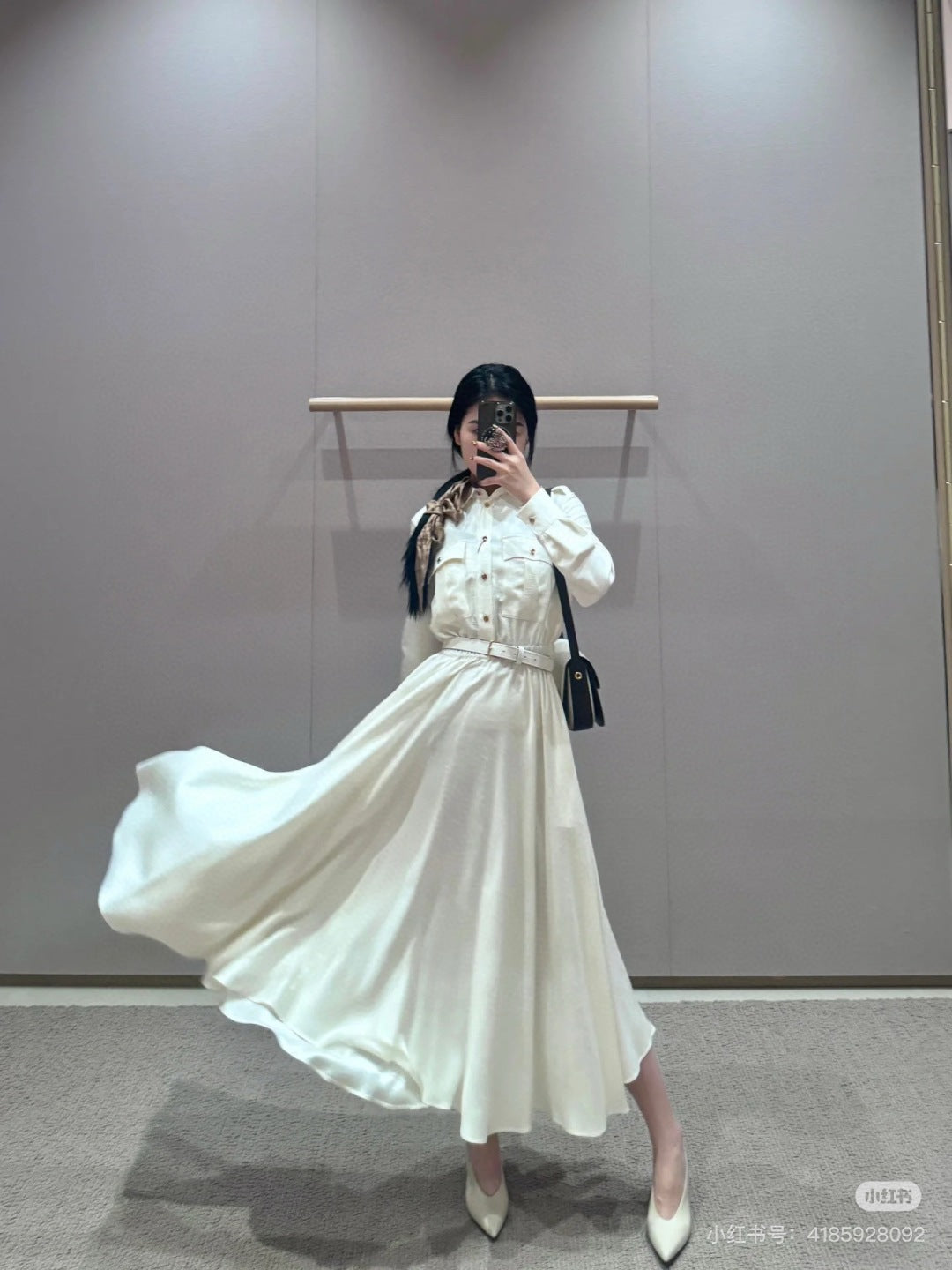 Loro 25fw shirt dress