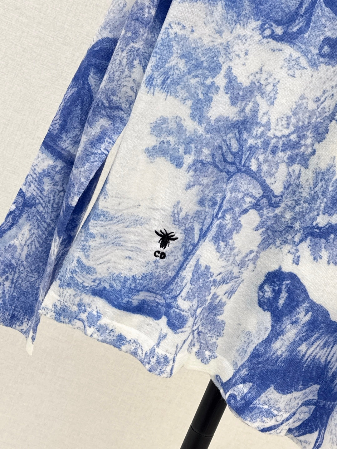 CD 25fw printed knit shirt