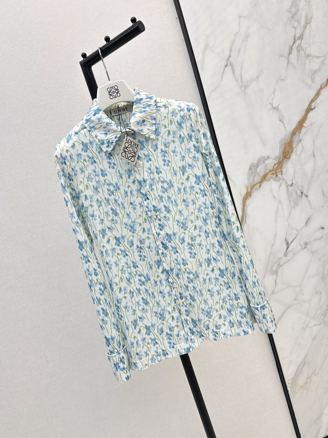 Loe 25fw printed shirt