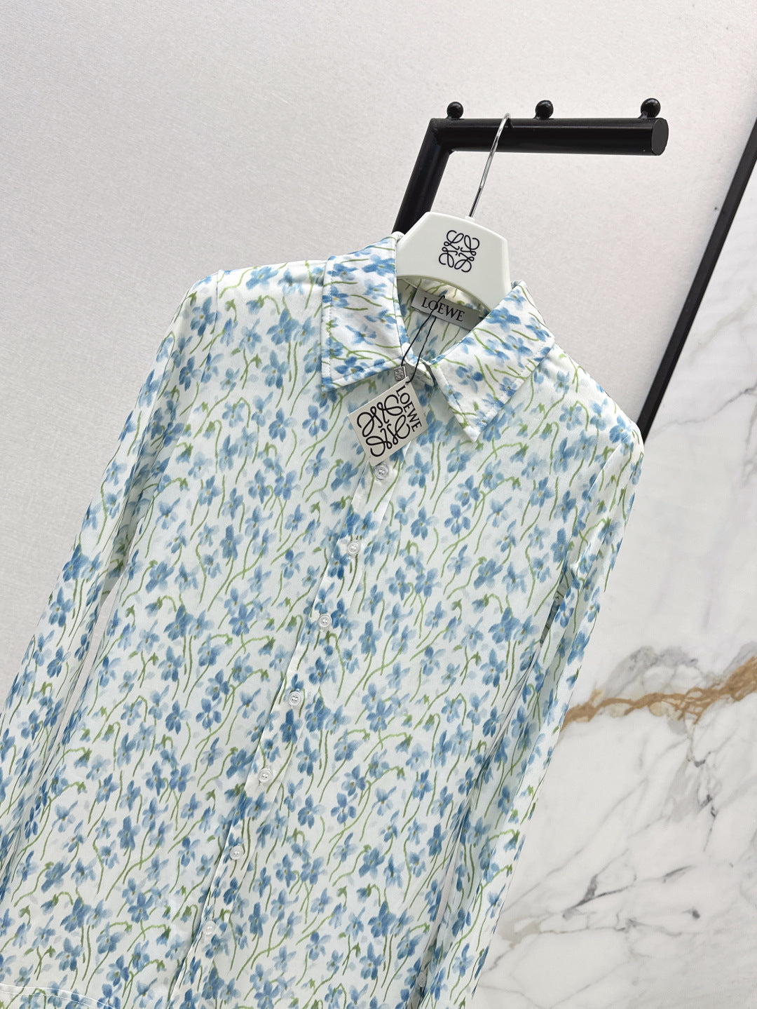 Loe 25fw printed shirt