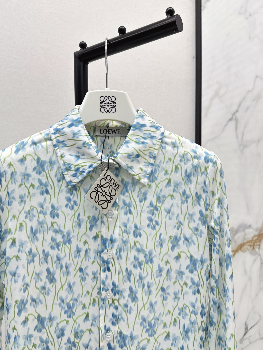 Loe 25fw printed shirt