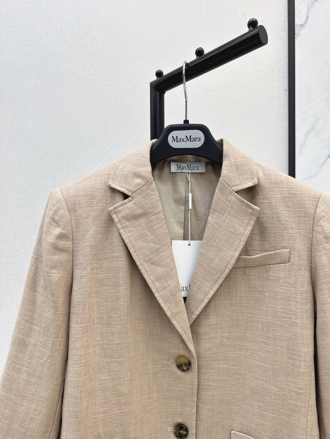 Max 25fw linen blazer