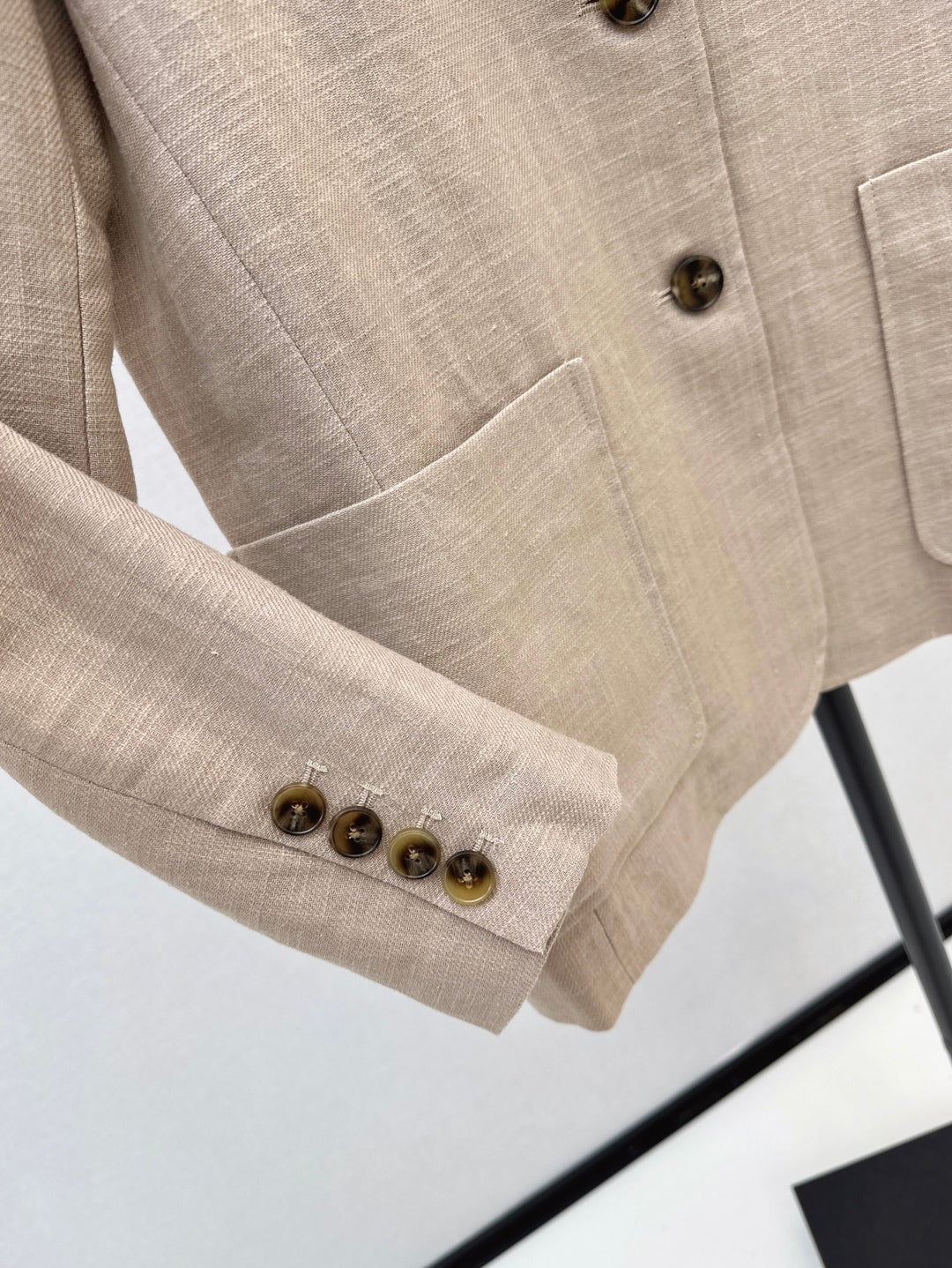 Max 25fw linen blazer