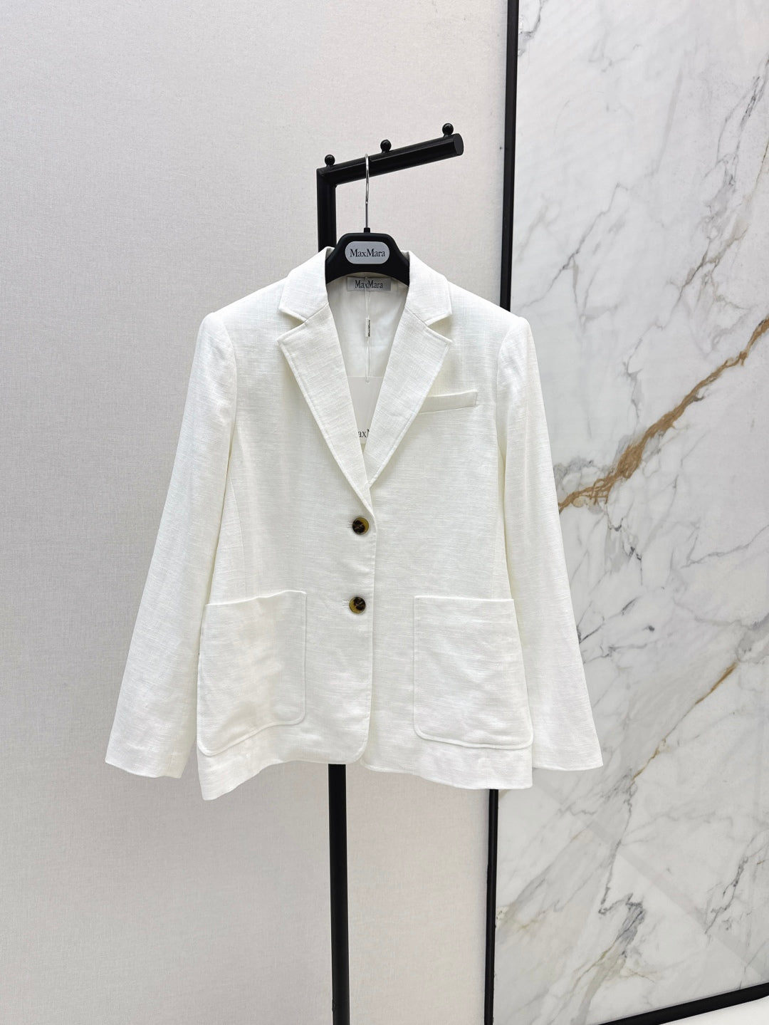 Max 25fw linen blazer