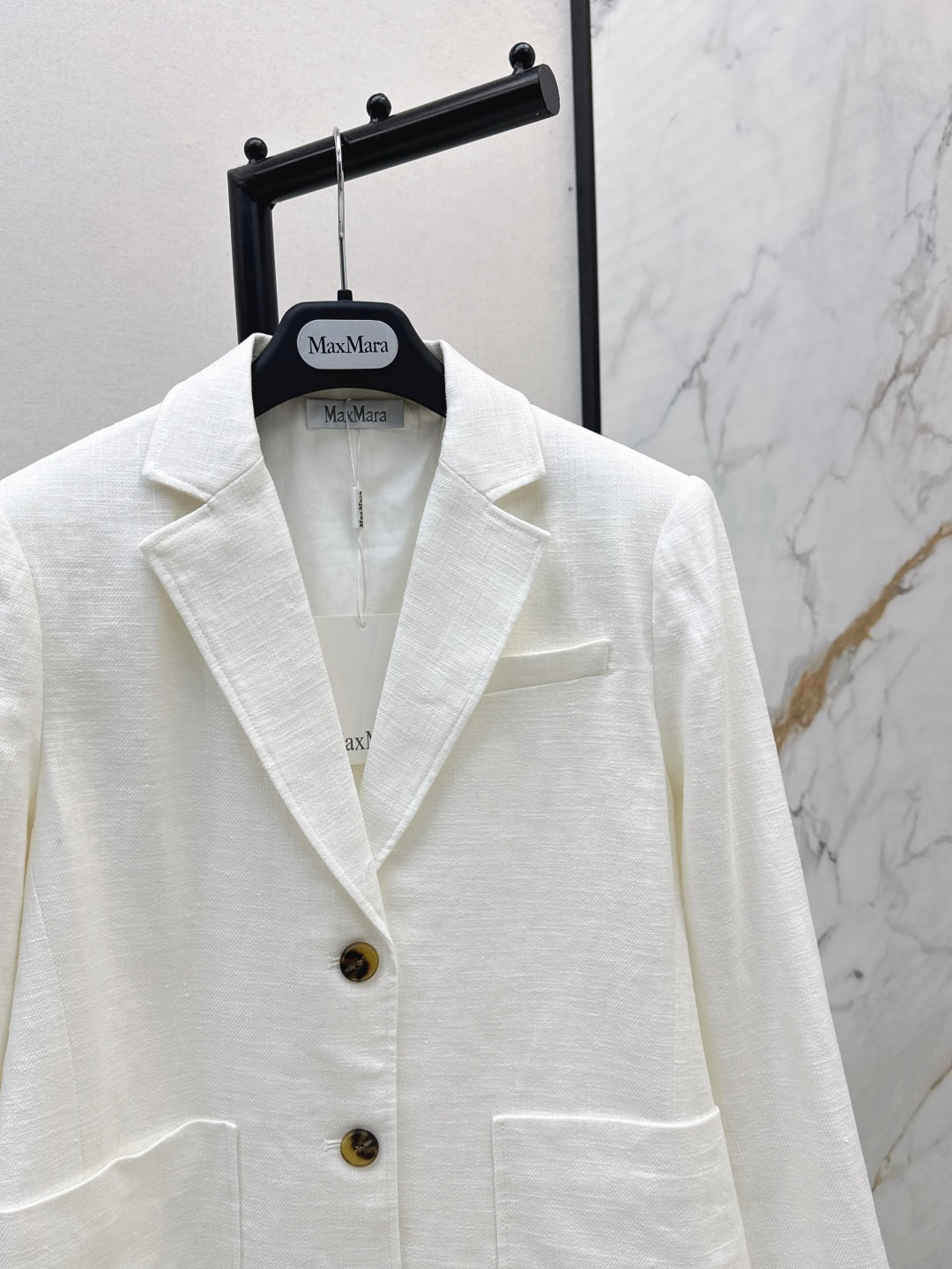 Max 25fw linen blazer