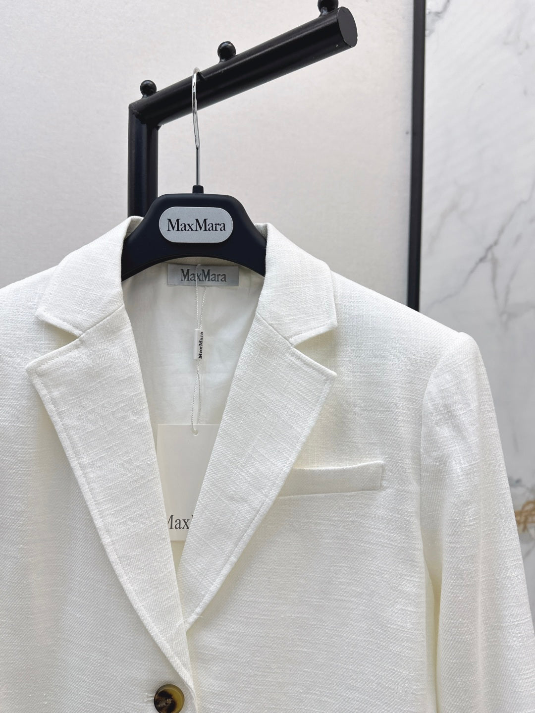 Max 25fw linen blazer