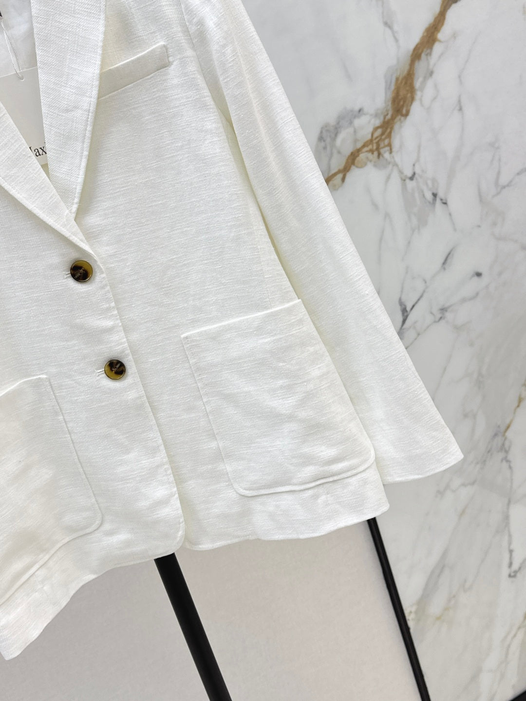 Max 25fw linen blazer