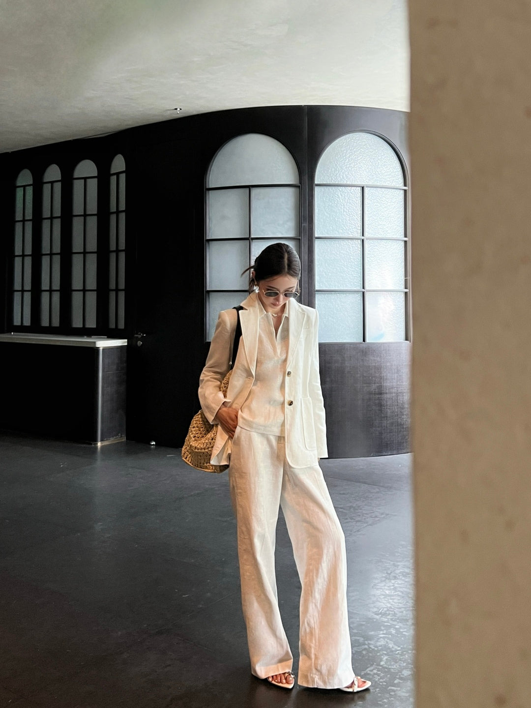 Max 25fw linen pants
