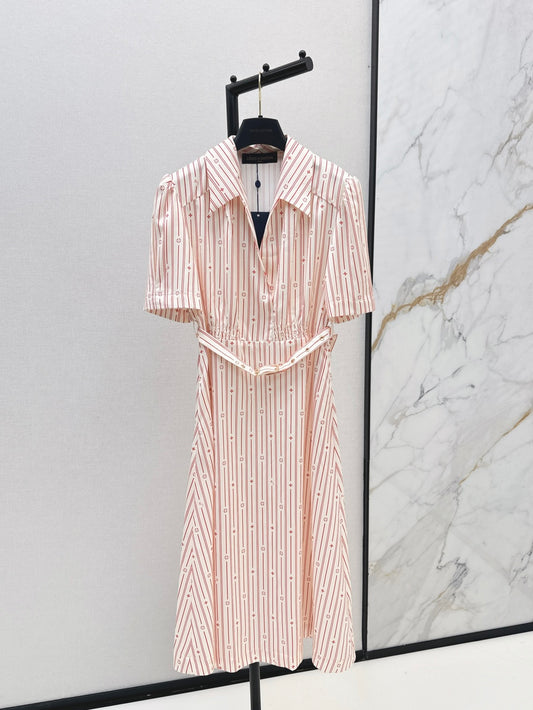 Louis 25fw printed dress