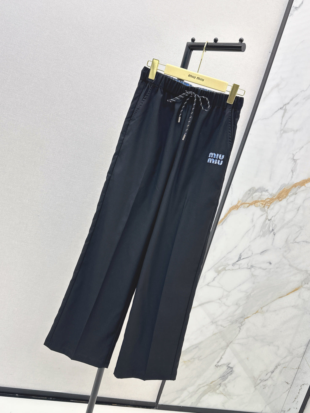 Miu 25fw drawstring pants