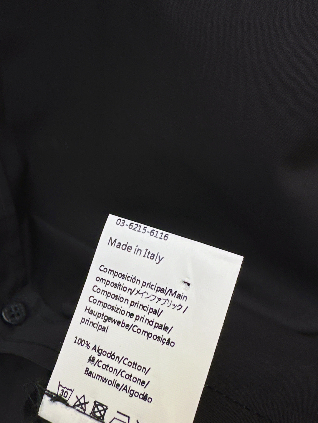 Loe 25fw embroidered shirt