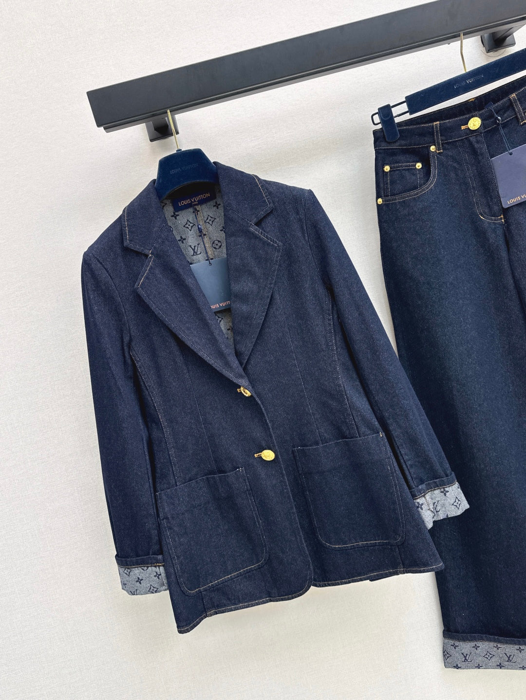 Louis 25fw denim blazer
