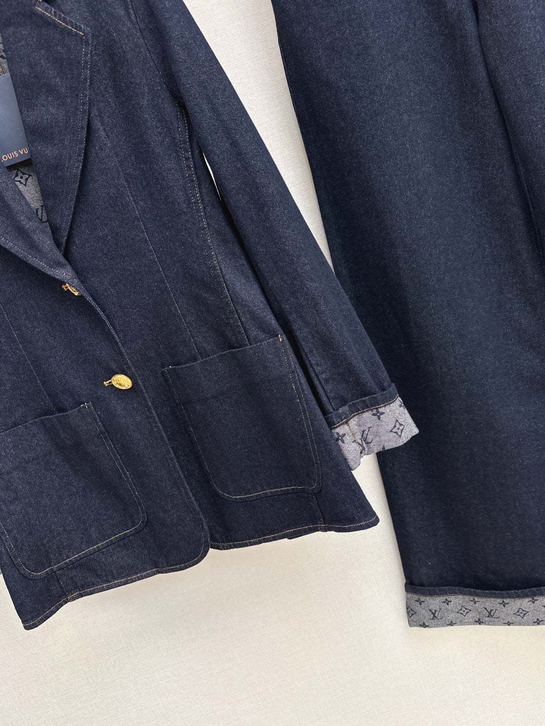 Louis 25fw denim blazer