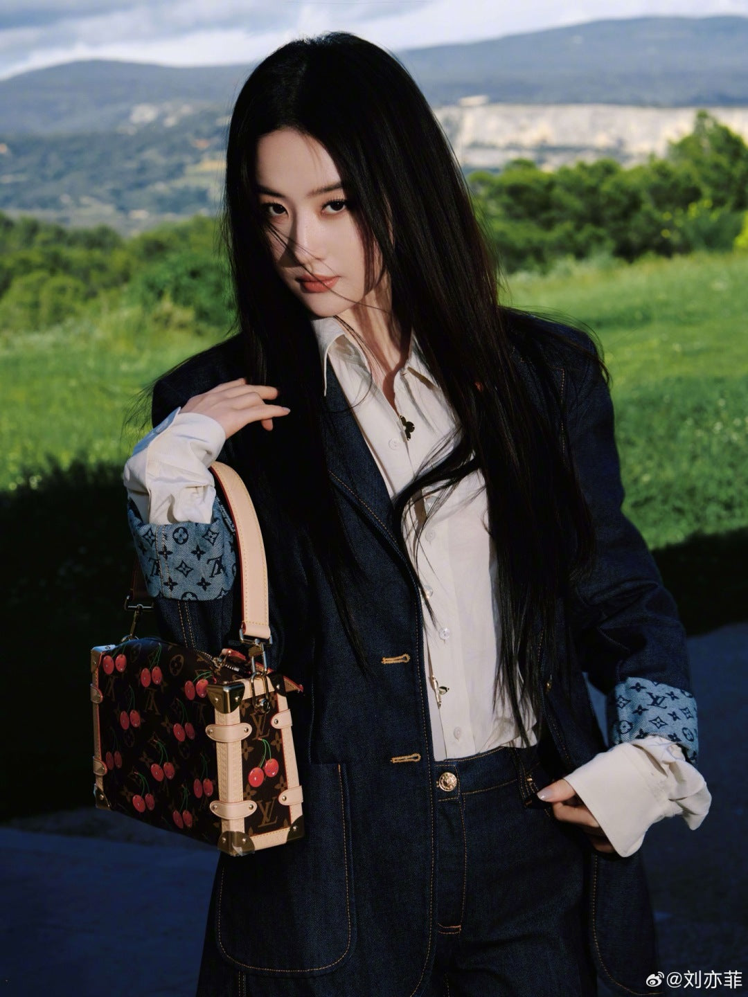 Louis 25fw denim blazer