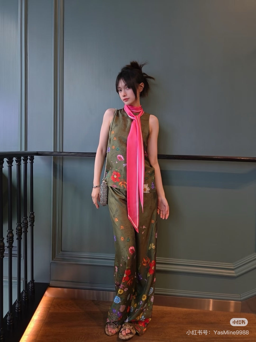 Guc 25fw printed pants