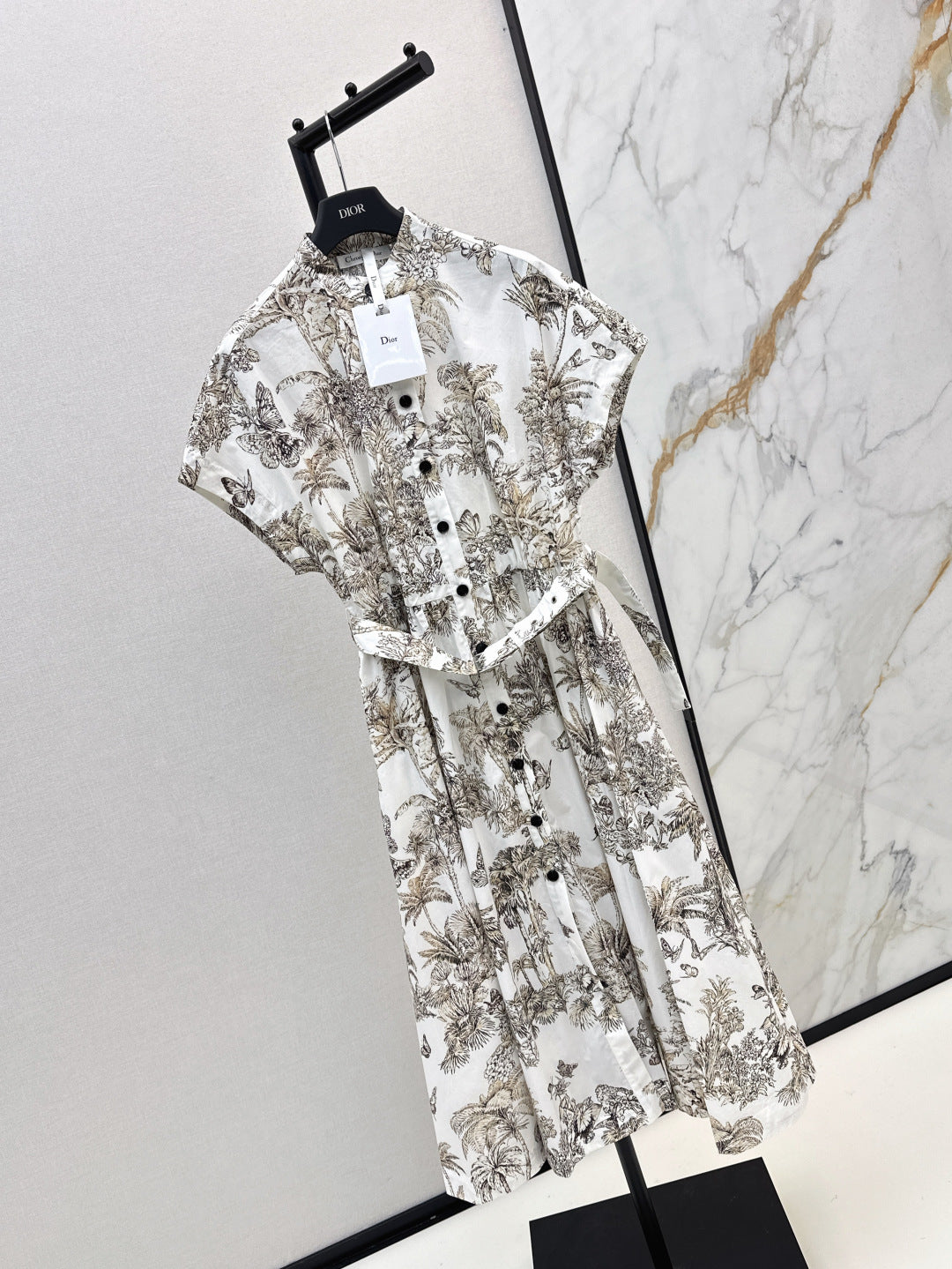 CD 25fw printed dress
