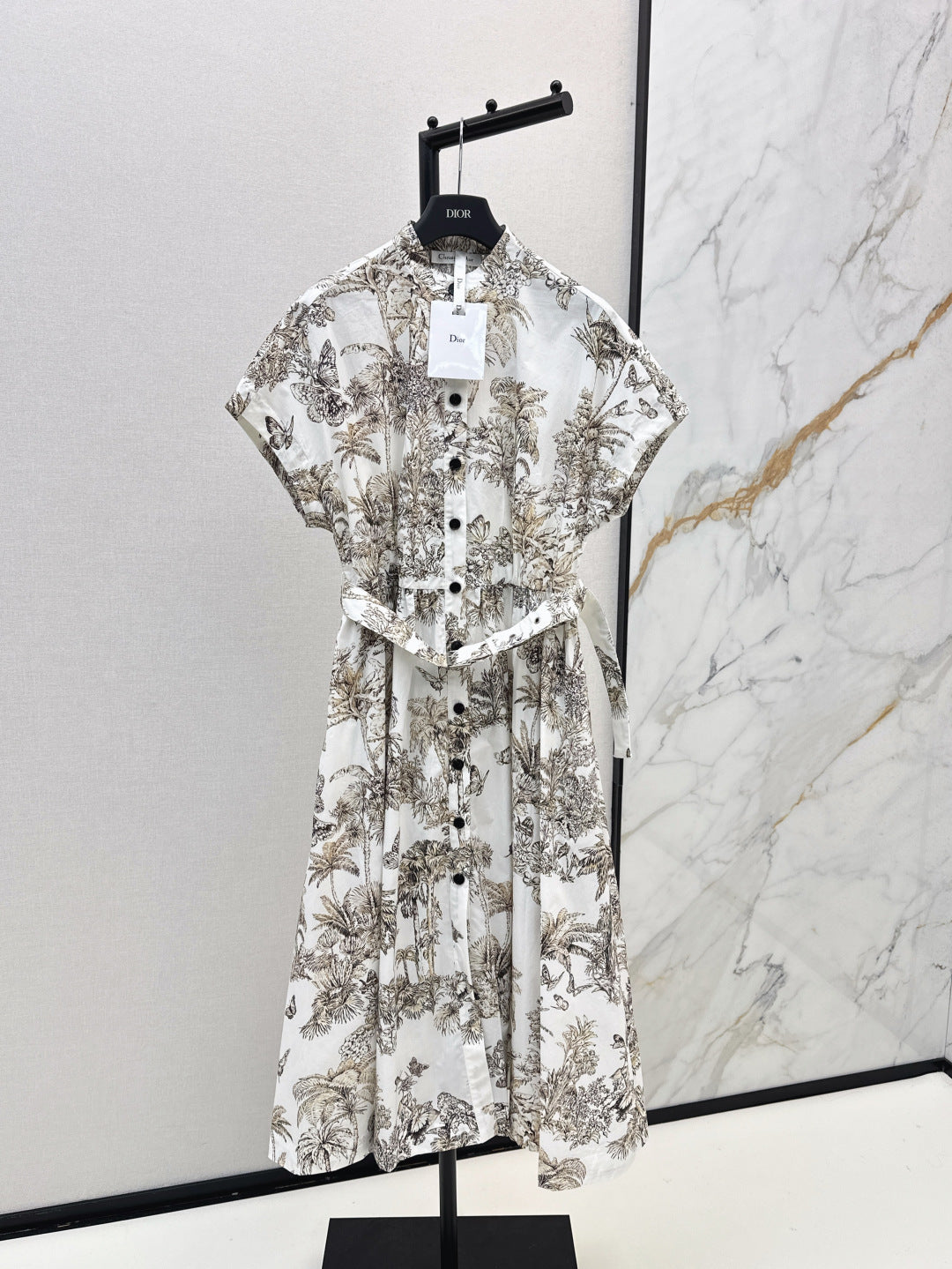 CD 25fw printed dress