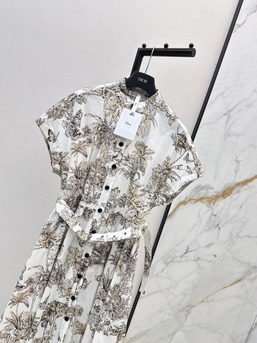 CD 25fw printed dress