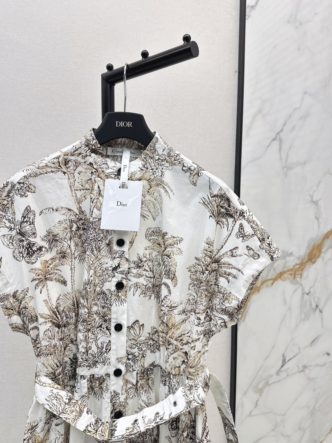 CD 25fw printed dress