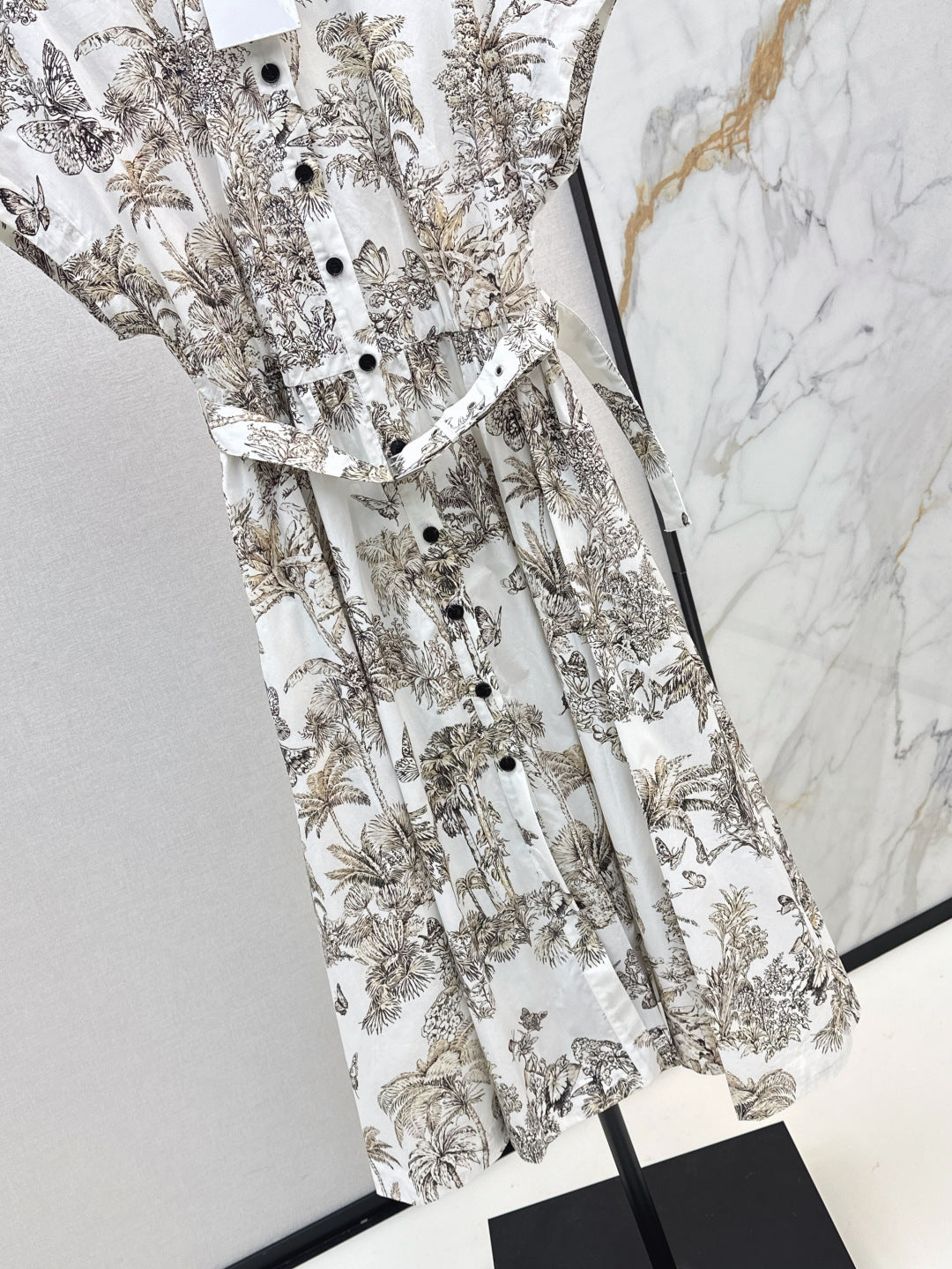 CD 25fw printed dress