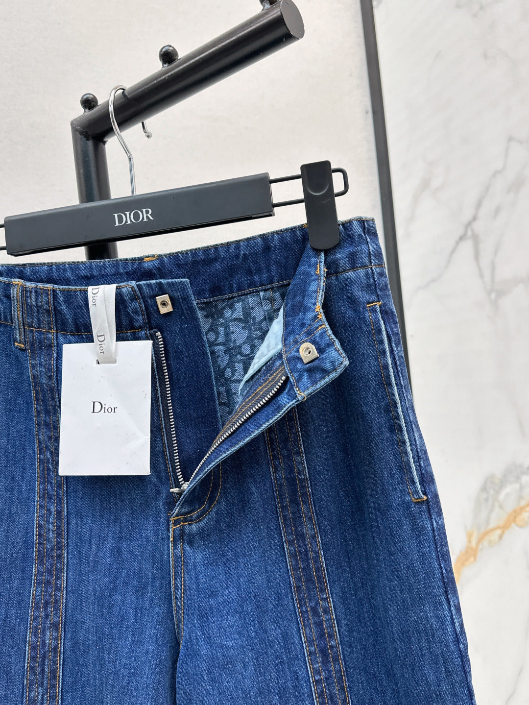 CD 25fw jacquard jeans