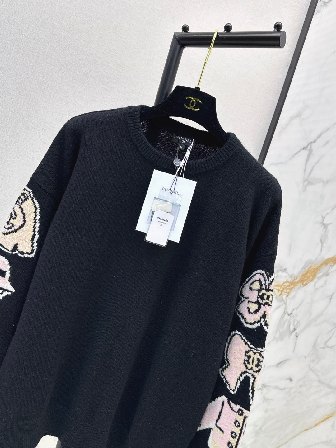 Chan 25fw jacquard sweater