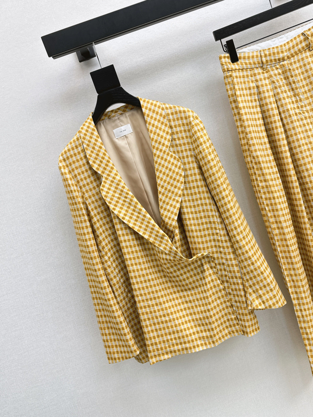 Row 25fw linen blazer