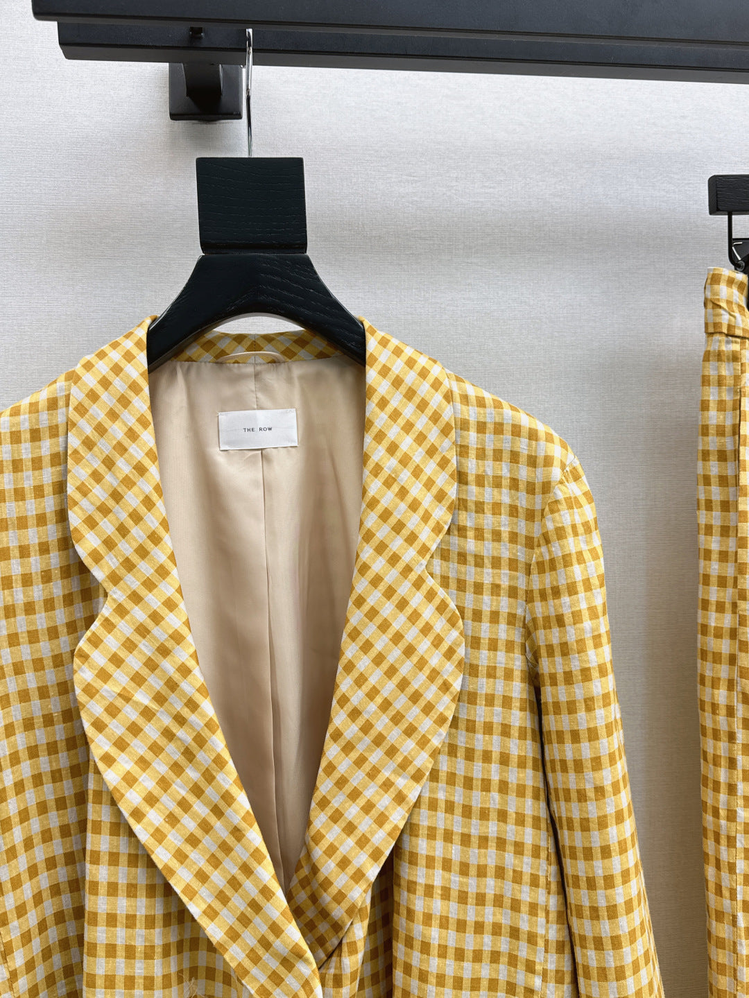 Row 25fw linen blazer