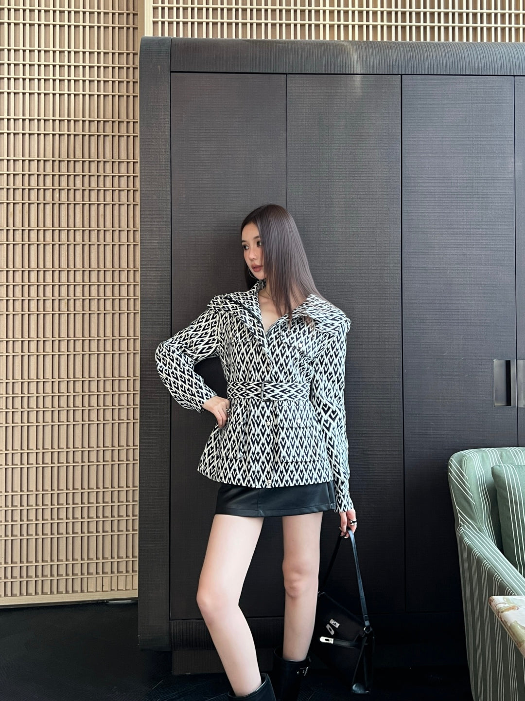 Valen 25fw jacquard jacket