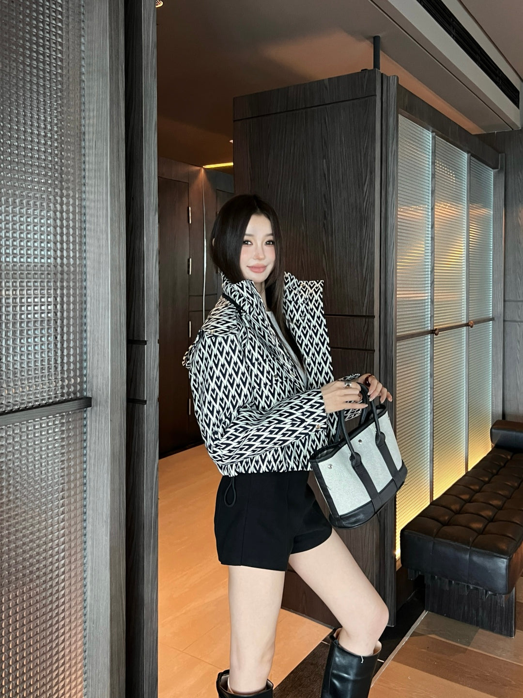 Valen 25fw jacquard jacket