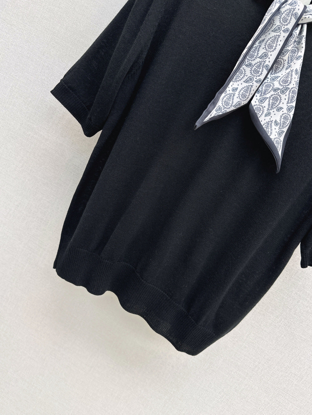 CD 25fw scarf knitted shirt