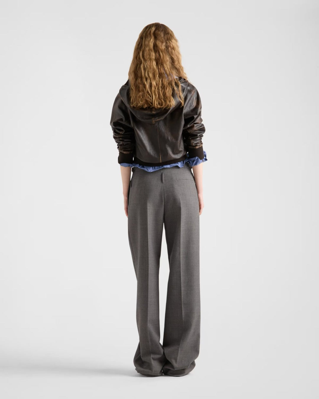 Pra 25fw leather jacket