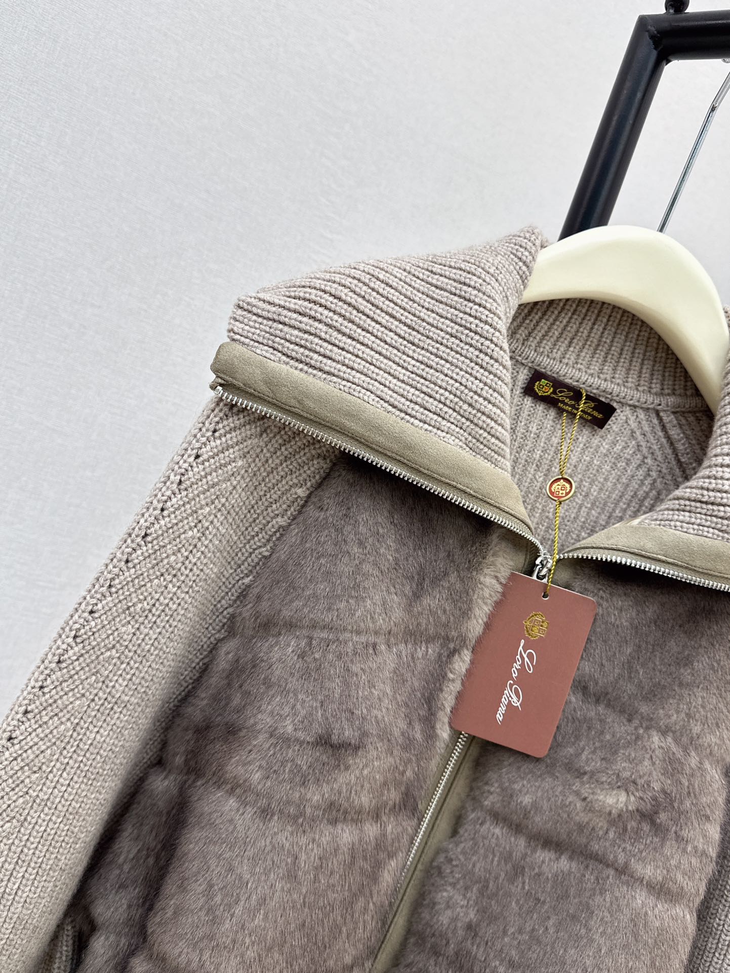 Loro 25fw knitted down jacket
