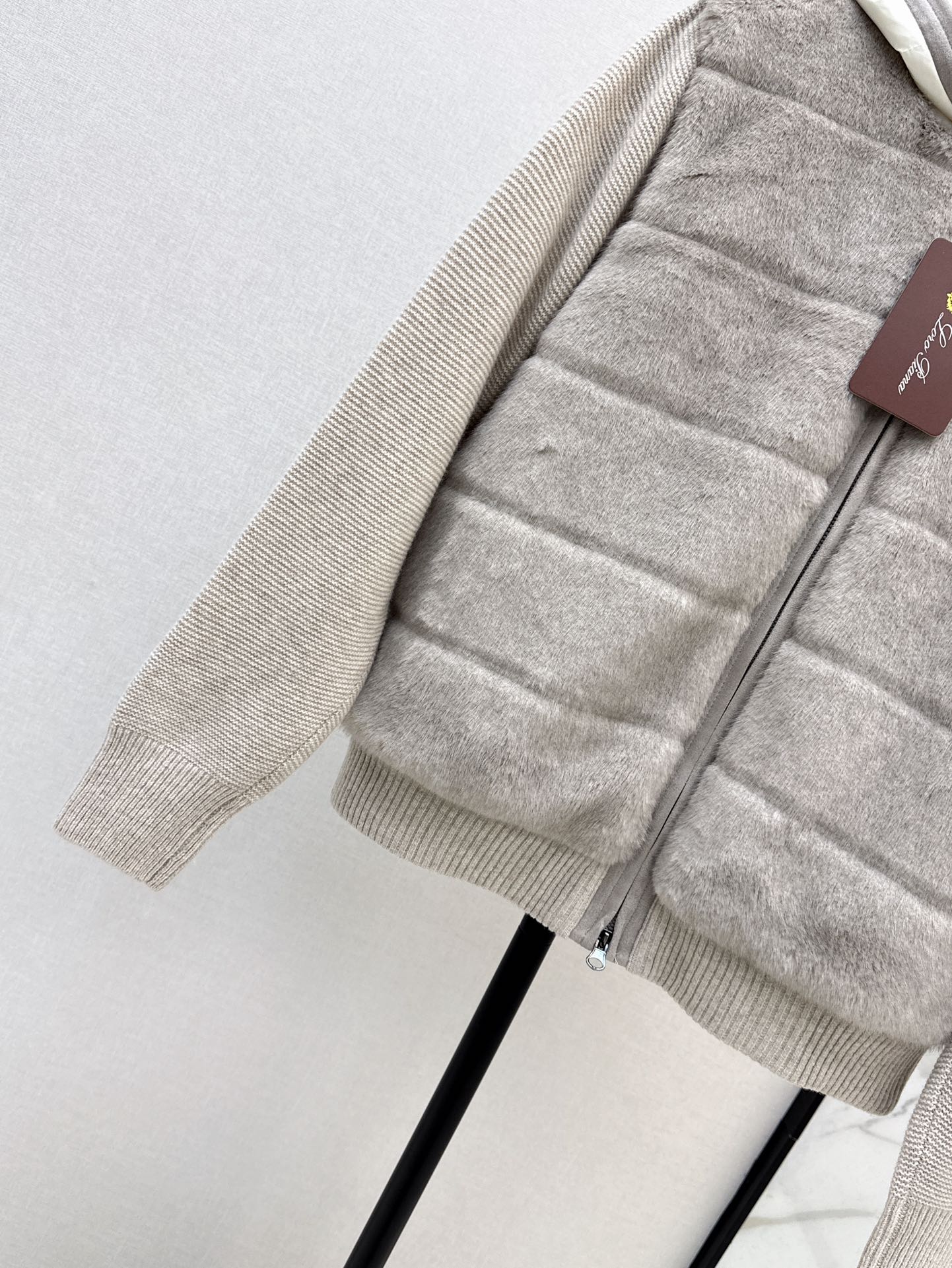 Loro 25fw knitted down jacket