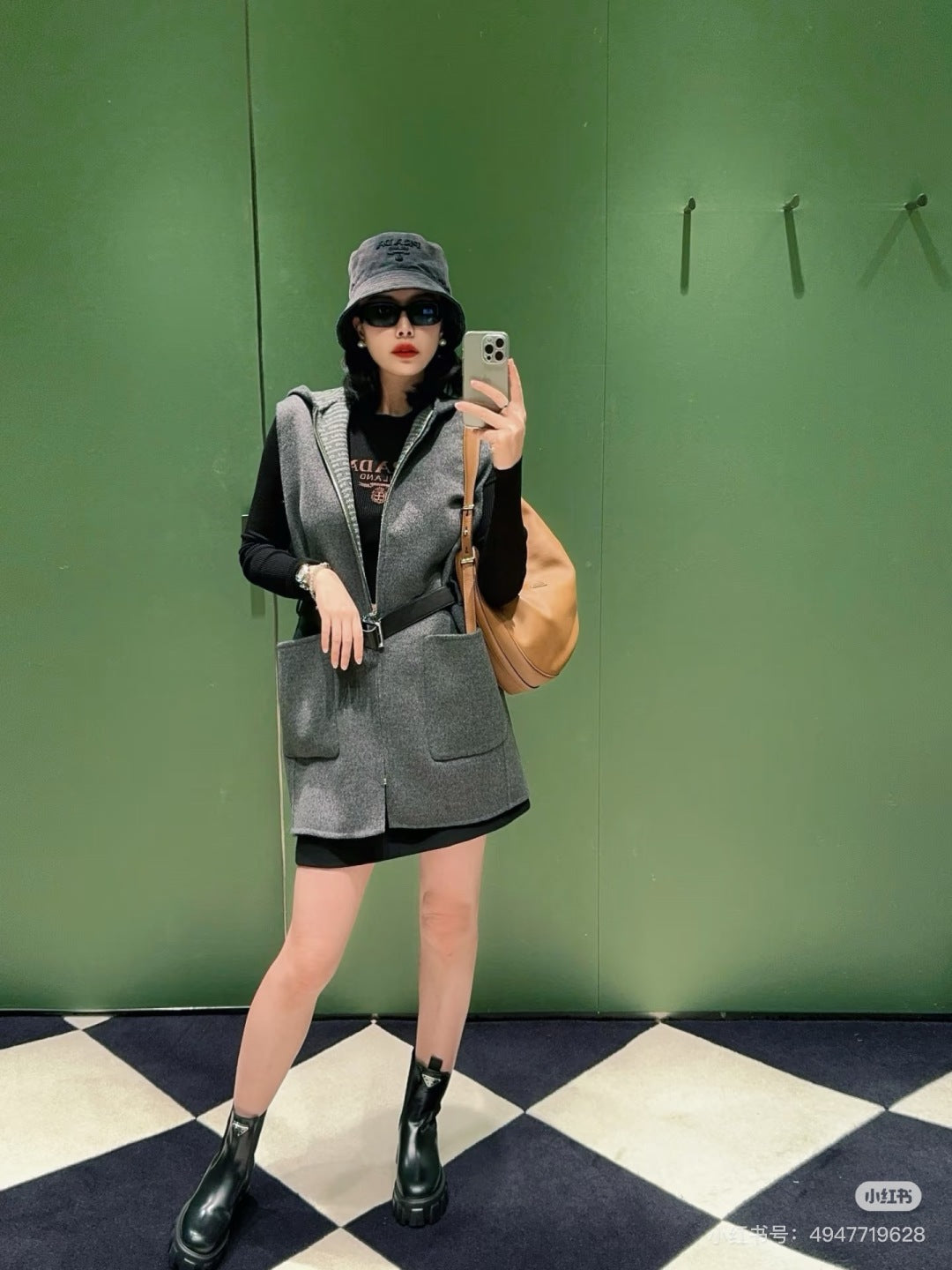 Pra 25fw reversible jacket